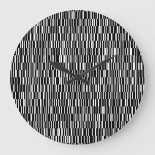 Moderne, urbane, zeitgenössische geometrische Mus Große Wanduhr