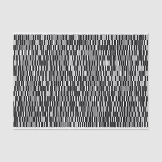 Moderne, urbane, zeitgenössische geometrische Must Seidenpapier (Vorderseite)