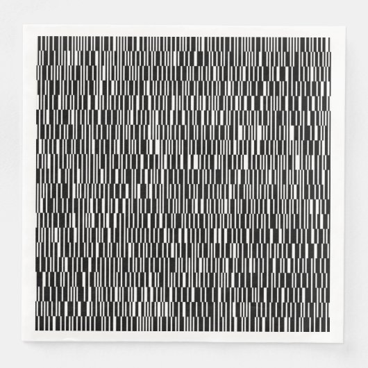 Moderne, urbane, zeitgenössische geometrische Must Serviette (Vorderseite)