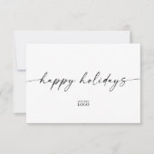 Moderne Urlaubskarte Dankeskarte (Vorderseite)