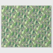 Moderne US-Militär-Tarnmuster Grün Camo Geschenkpapier (Flach)