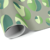 Moderne US-Militär-Tarnmuster Grün Camo Geschenkpapier (Rolleneckpunkt)