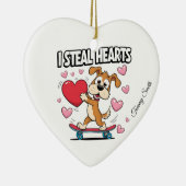 Moderne Valentine-Ornamente für Girlfriend-Geschen Keramik Ornament (Rechts)