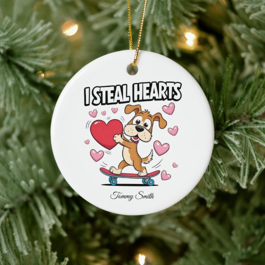 Moderne Valentine-Ornamente für Girlfriend-Geschen Keramik Ornament (Baum)