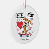 Moderne Valentine-Ornamente für Girlfriend-Geschen Keramik Ornament (Rechts)