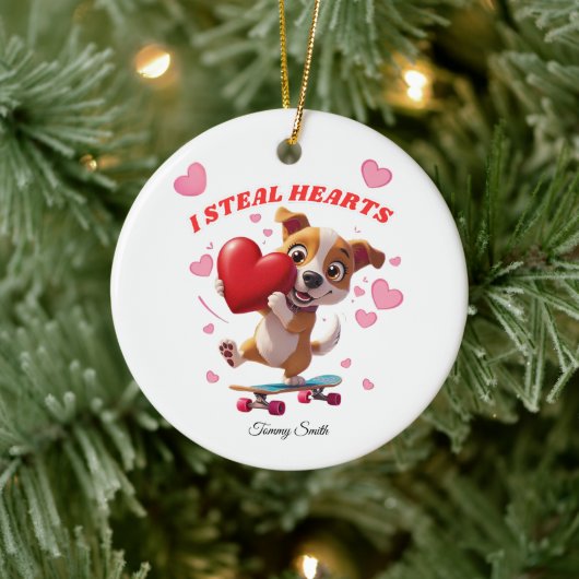 Moderne Valentine-Ornamente für Girlfriend-Geschen Keramik Ornament (Baum)