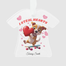 Moderne Valentine-Ornamente für Girlfriend-Geschen Ornament