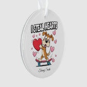 Moderne Valentine-Ornamente für Girlfriend-Geschen Ornament (Vorderseite)