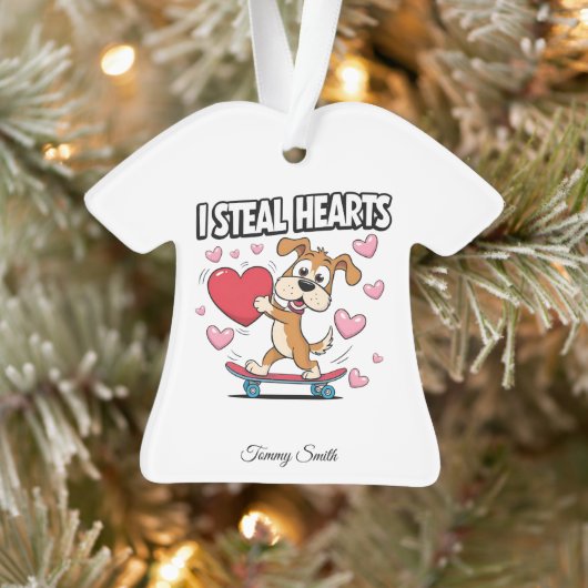 Moderne Valentine-Ornamente für Girlfriend-Geschen Ornament (Baum)