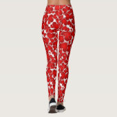 Moderne Valentine Sweetheart Valentinstag Liebe Leggings (Rückseite)