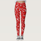 Moderne Valentine Sweetheart Valentinstag Liebe Leggings (Vorderseite)