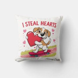 Moderne Valentinenkissen für Haustiere Kissen