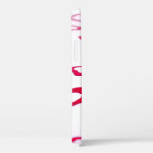 Moderne Valentinherzen mit Monogramm und Namen Case-Mate iPhone Hülle (Rückseite / Rechts)