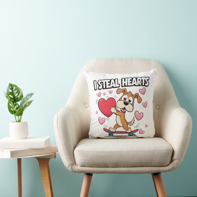 Moderne Valentinpillows für Paare Kissen (Stuhl )