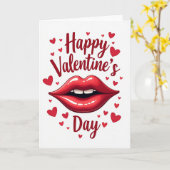 Moderne Valentinskarte Karte (Gelbe Blume)