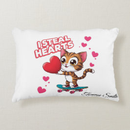 Moderne Valentinskissen für Haustiere und Partner Dekokissen