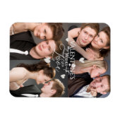 Moderne Valentinstag-Foto-Andenken Magnet (Horizontal)