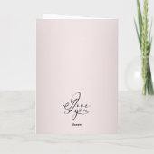 Moderne Valentinstag-Fotocollage Karte (Rückseite)