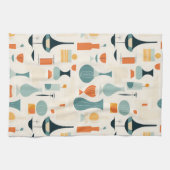 Moderne Vase-Form aus dem Mittelalter Geschirrtuch (Horizontal)