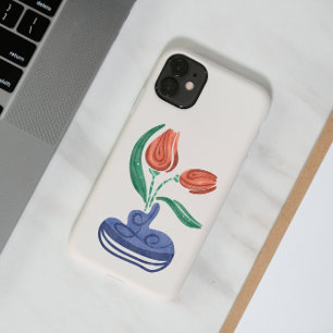 Moderne Vase mit Tulips Floral Still Life Art Case-Mate iPhone Hülle