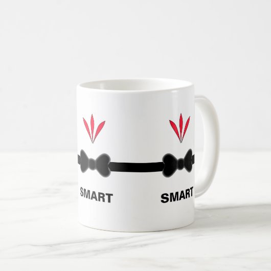 Moderne Vater Bow Krawatte Kaffeetasse (VorderseiteRechts)