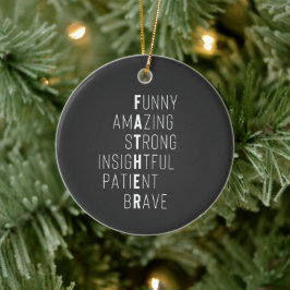 Moderne Vater Definition handgeschriebene Namen vo Keramik Ornament