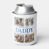 Moderne Vater-FotoCollage Dosenkühler (Kanne Vorderseite)