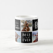 Moderne Vater-FotoCollage Kaffeetasse (Mittel)