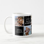 Moderne Vater-FotoCollage Kaffeetasse (Links)