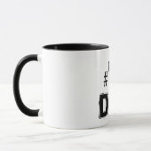 Moderne Vater-Skript-Tasse der Nr.-1 Tasse (Links)
