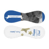 Moderne Vatertag Vater Foto Stars Baseball (Paneele)