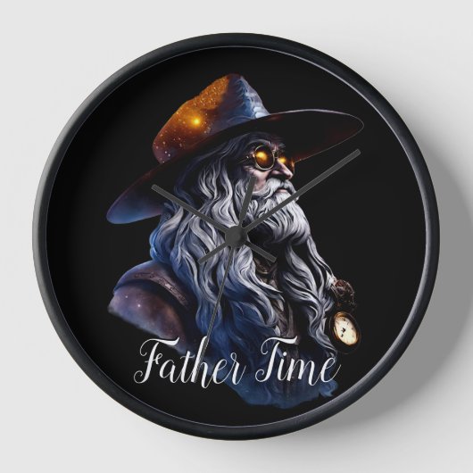 Moderne Vaterzeit Uhr (Vorderseite)