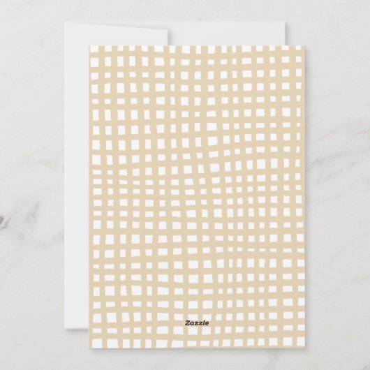 Moderne Vegetation Gold Frohe Weihnachten 1 Foto (Rückseite)