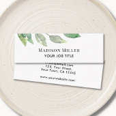 Moderne Vegetation Mini Visitenkarte