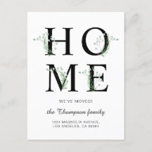 Moderne Vegetation Neue Zuhause Wir haben uns bewe