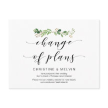 Moderne Vegetation, Planänderung verschoben