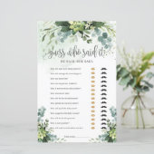 Moderne Vegetation Sukkulent erraten, wer es Spiel (Stehend Vorderseite)