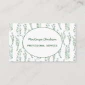 Moderne Vegetation Visitenkarte (Vorderseite)