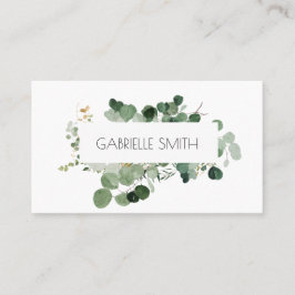 Moderne Vegetation zeitlos Evergreen Visitenkarte