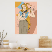 Moderne Venus Poster (Küche)