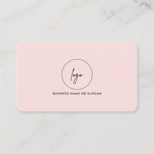 Moderne Verbindung mit QR Code Social Media rosa Visitenkarte (Rückseite)