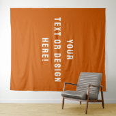 Moderne verbrannte Orange Wandteppich für Home-Dek (Beispiel (Horizontal))