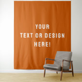 Moderne verbrannte Orange Wandteppich für Home-Dek (Beispiel)