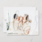 Moderne, vereinfachende Hugs Foto Weihnachten (Vorderseite)