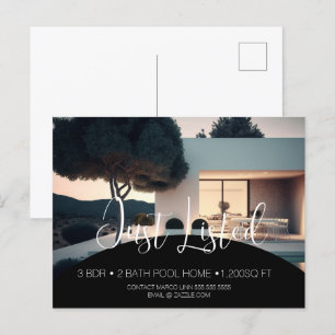 Moderne Verkaufsimmobilie gelistetes Unternehmen  Postkarte
