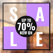 Moderne Verkleidungen von Verkaufsfenstern im Tren Fensteraufkleber (Blatt 2)