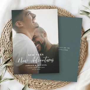 Moderne Verlobung des Neujahrs   Adventures Script Save The Date