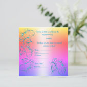 MODERNE VERLOBUNG EINLADUNG (Stehend Vorderseite)