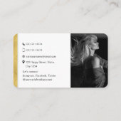 Moderne Vernetzung von Social Media QR-Foto Visitenkarte (Rückseite)