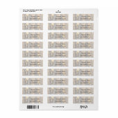 Moderne Verpackungslabel für Kerzenunternehmen (Vorne)